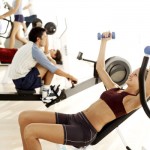 People Exercising at a Gym